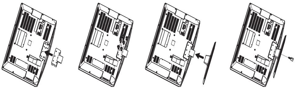VIEWSONIC VT3745 - Installing the stand - 1