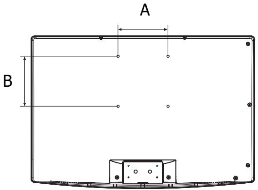 VIEWSONIC VT3745 - Wall Mount Kit Specifications (VESA) - 1