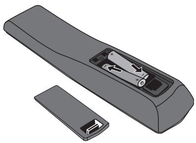 VIEWSONIC VT3745 - Inserting Remote Control Batteries - 2