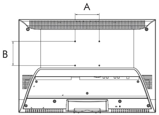 VIEWSONIC VTMS2431 - Wall Mount Kit Specifications (VESA) - 1