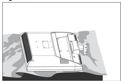 VIEWSONIC VTMS2431 - Installing the Stand - 1