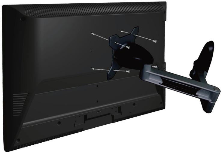 VIEWSONIC VTMS2431 - Mounting ViewSonic LCD TV to the wall - 1