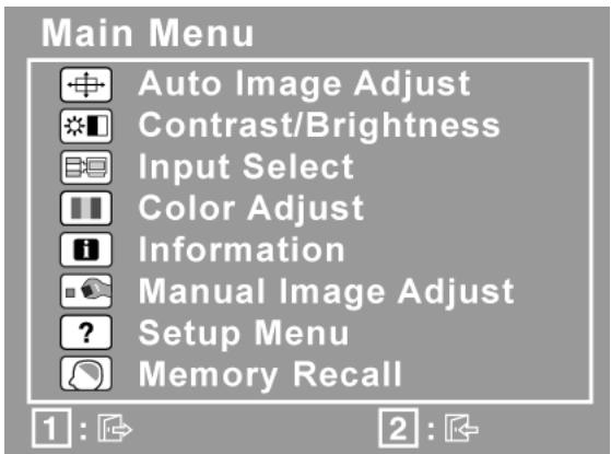 VIEWSONIC VX1940W - Do the following to adjust the display setting: - 1