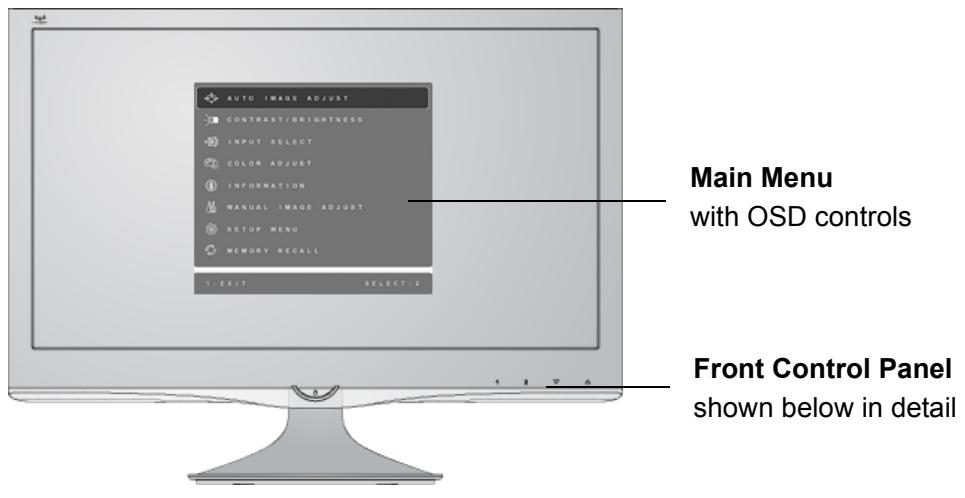 VIEWSONIC VX2250WM-LED - Adjusting the Screen Image - 3