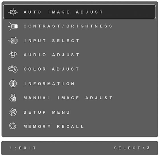 VIEWSONIC VX2250WM-LED - Do the following to adjust the display setting: - 1