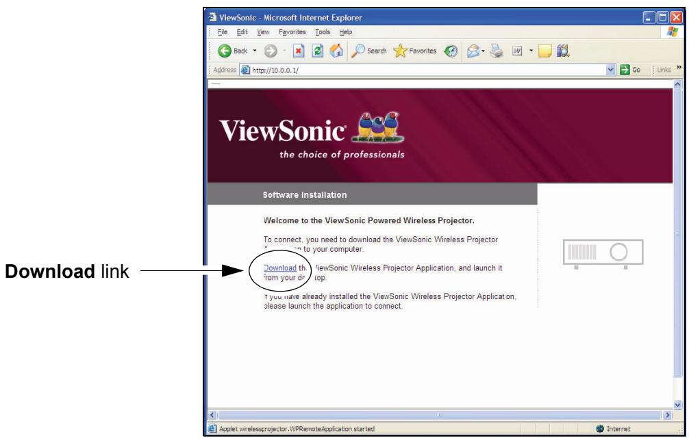VIEWSONIC WPG-150 - INSTALL THE WPG APPLICATION ON YOUR PC - 1
