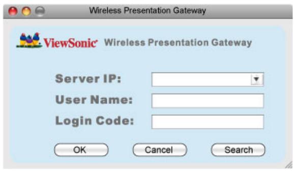 VIEWSONIC WPG-350 - 4-2 Launch Application Software and Login (MAC Version) - 1