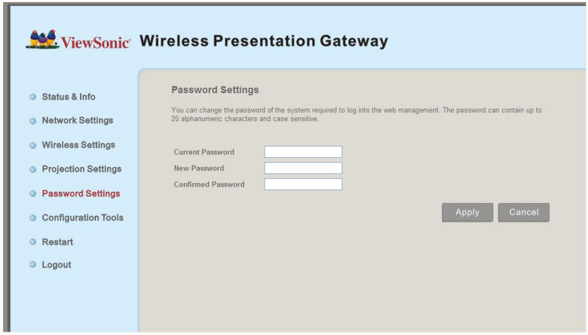 VIEWSONIC WPG-350 - 5-7 Password Setting - 1