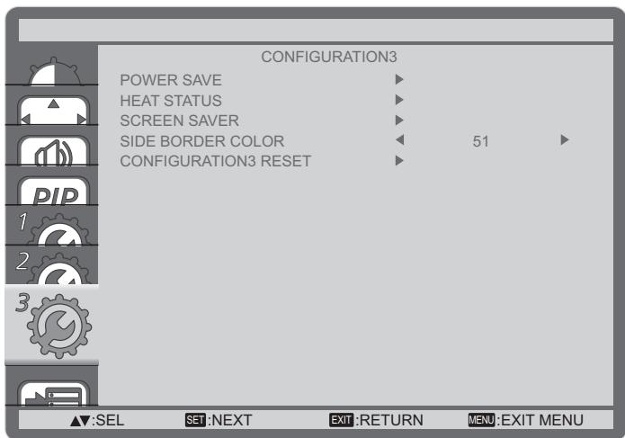 VIEWSONIC CDP3235 - CONFIGURATION3 menu - 1