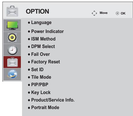 VIEWSONIC CDP4237-L - OPTION settings - 1