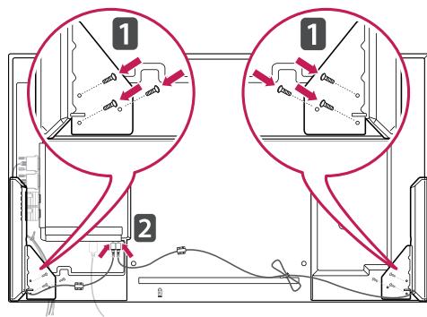 VIEWSONIC CDP4237-L - Connecting the Speakers - 2