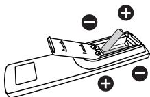 VIEWSONIC CDP4635 - Inserting the batteries in the remote control - 2