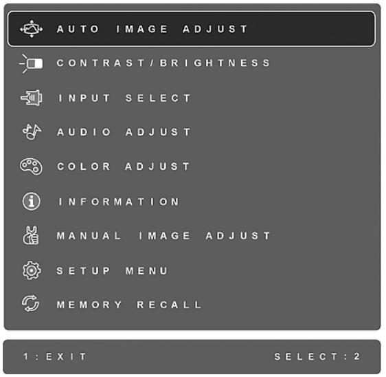 VIEWSONIC VA2251M-LED - Do the following to adjust the display setting: - 1