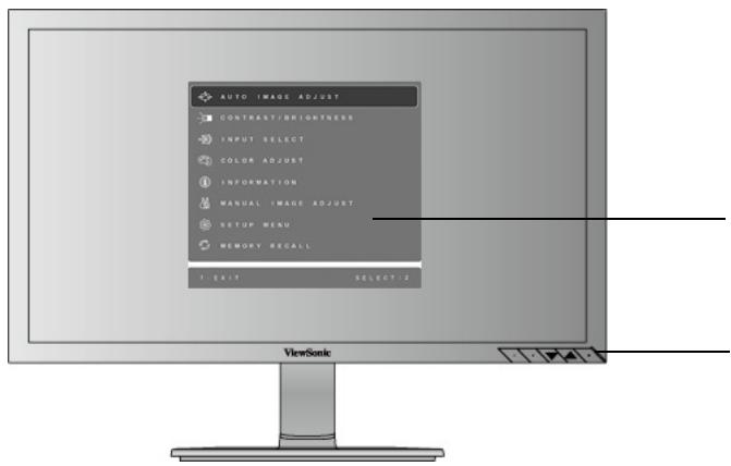 VIEWSONIC VA2251M-LED - Adjusting the Screen Image - 3