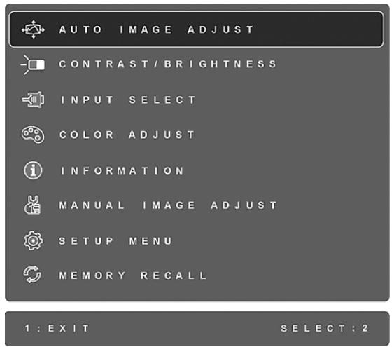 VIEWSONIC VA2251M-TAA - Do the following to adjust the display setting: - 2
