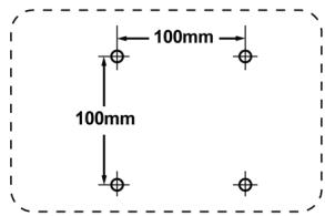 VIEWSONIC VA2451M-TAA - Wall Mounting (Optional) For use only with UL Listed Wall Mount Bracket - 1