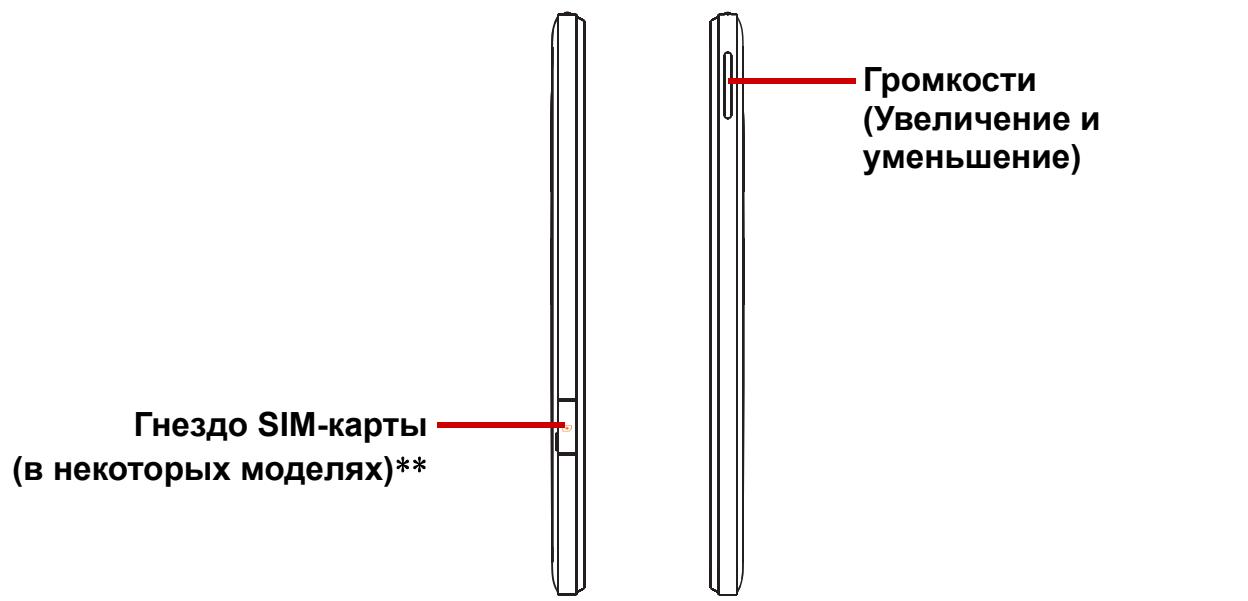VIEWSONIC VIEWPAD E70 - Вид слева и справа - 1