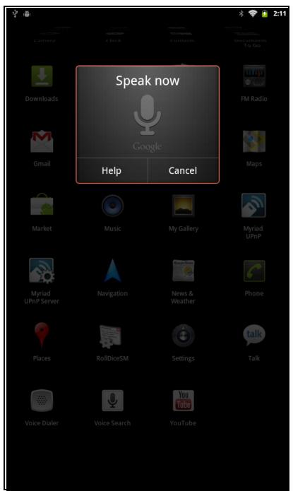 VIEWSONIC VIEWPAD E70 - Voice Search (Sprachsuche) - 1
