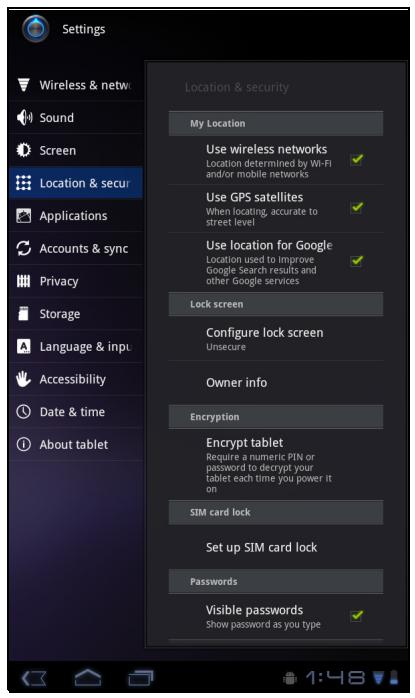 VIEWSONIC VIEWPAD E70 - 点击下面一项设置: - 2