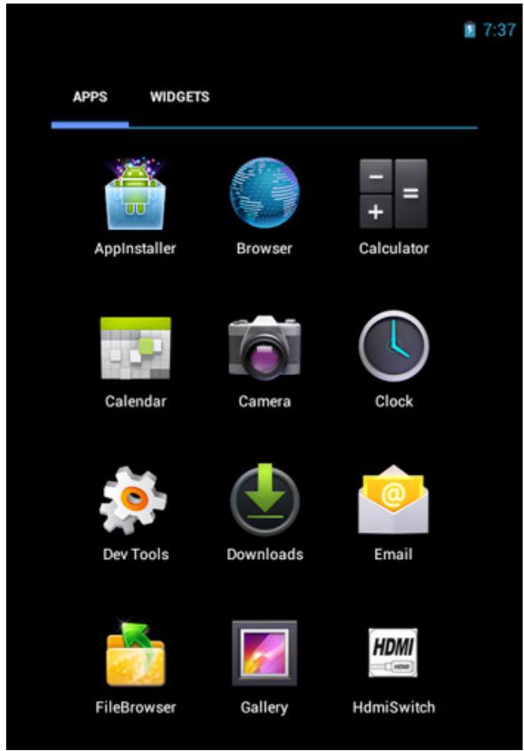 VIEWSONIC VIEWPAD E70 - 删除小部件: - 1