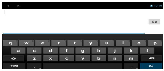 VIEWSONIC VIEWPAD E70 - Использование экранной клавиатуры - 1