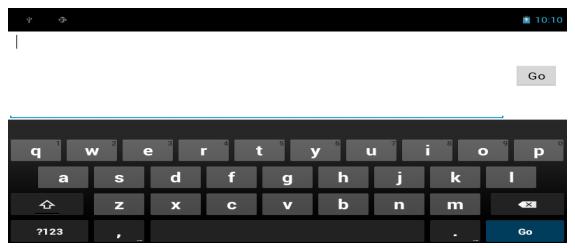 VIEWSONIC VIEWPAD E70 - Utilização do teclado virtual - 1