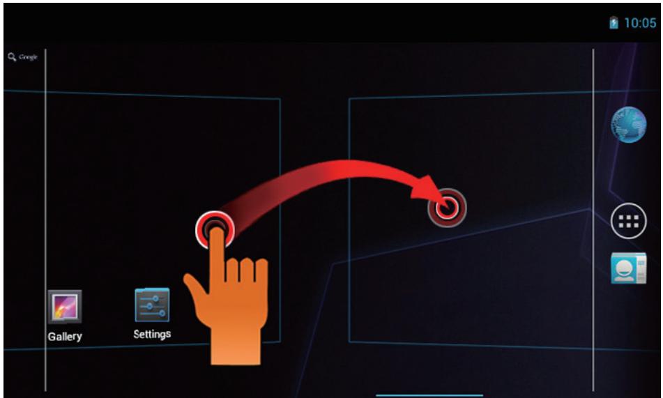 VIEWSONIC VIEWPAD E70 - Pantalla de inicio extendida - 1