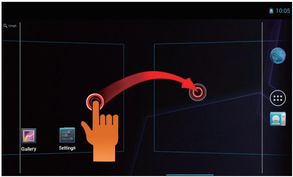 VIEWSONIC VIEWPAD E70 - L'écran Extended Home (Accueil étendu) - 1