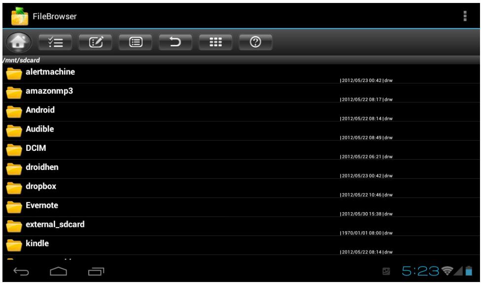VIEWSONIC VIEWPAD E72 - File Browser - 1
