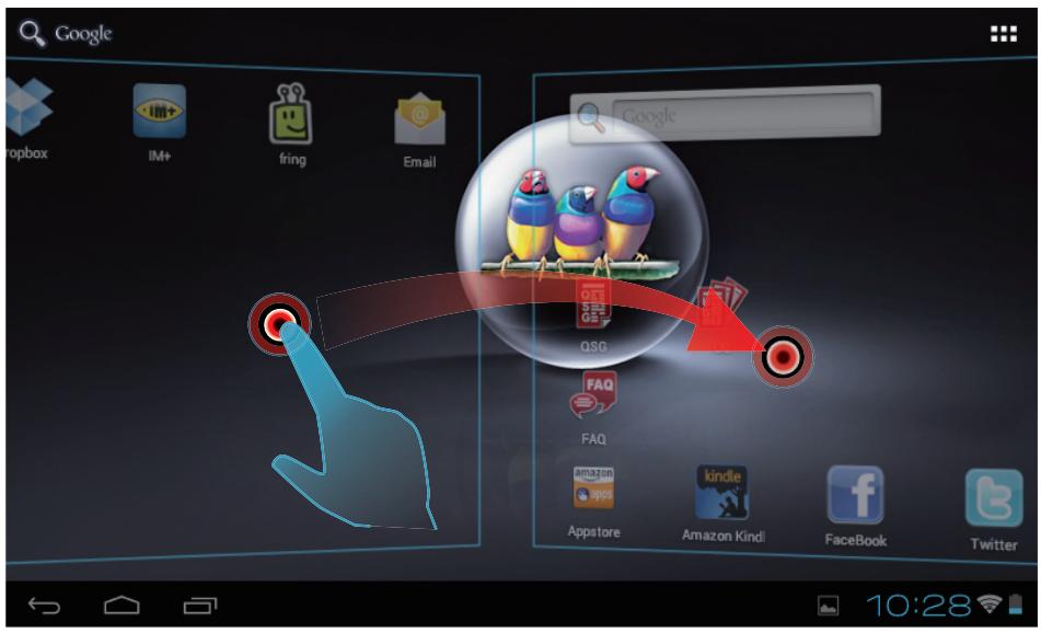 VIEWSONIC VIEWPAD E72 - Extended Home screen - 1