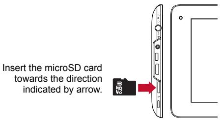 VIEWSONIC VIEWPAD E72 - To install the MicroSD card - 1