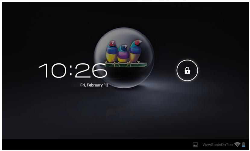 VIEWSONIC VIEWPAD E72 - To unlock the screen - 1