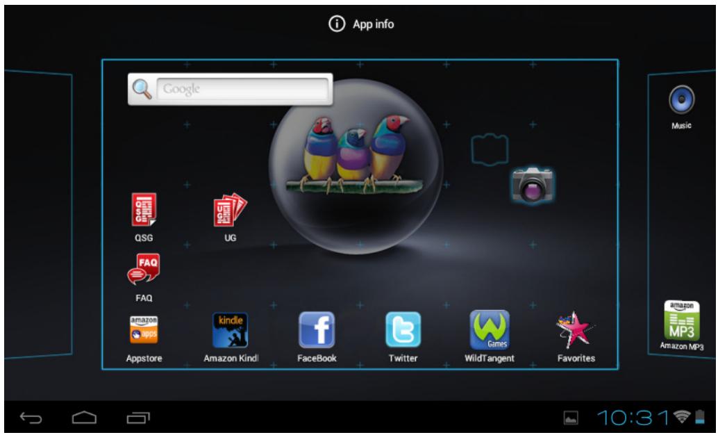 VIEWSONIC VIEWPAD E72 - Customizing shortcut menu - 4