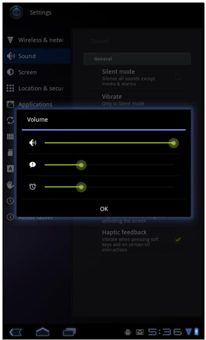 VIEWSONIC VIEWPAD G70 - So passen Sie die Lautstärke an - 1