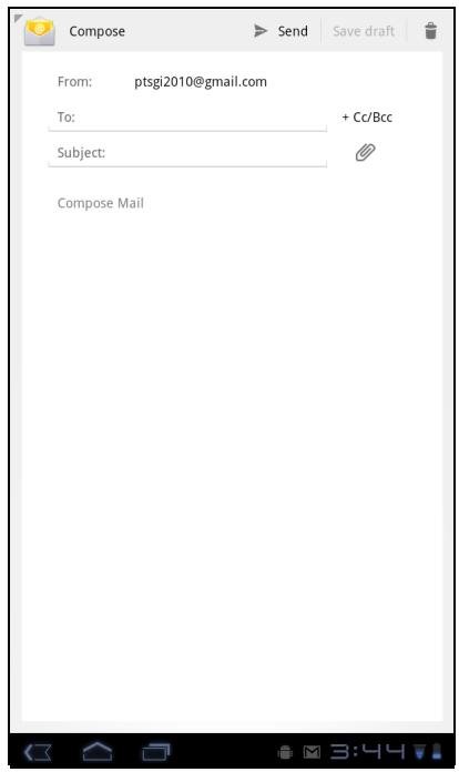 VIEWSONIC VIEWPAD G70 - Sending an email from Contacts - 1