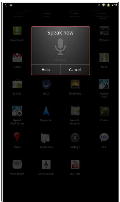 VIEWSONIC VIEWPAD G70 - Voice Search - 1