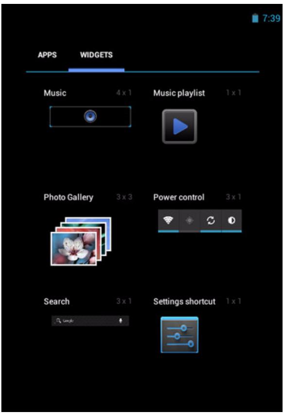 VIEWSONIC VIEWPAD G70 - Utiliser des widgets - 1