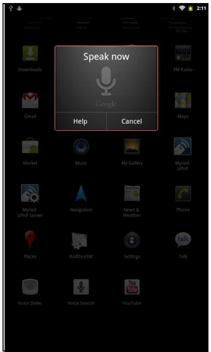 VIEWSONIC VIEWPAD G70 - Voice Search (Búsqueda por voz) - 1