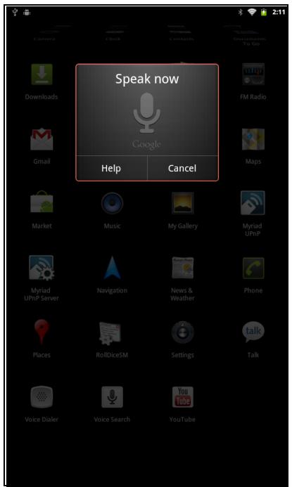VIEWSONIC VIEWPAD G70 - Recherche vocale - 1