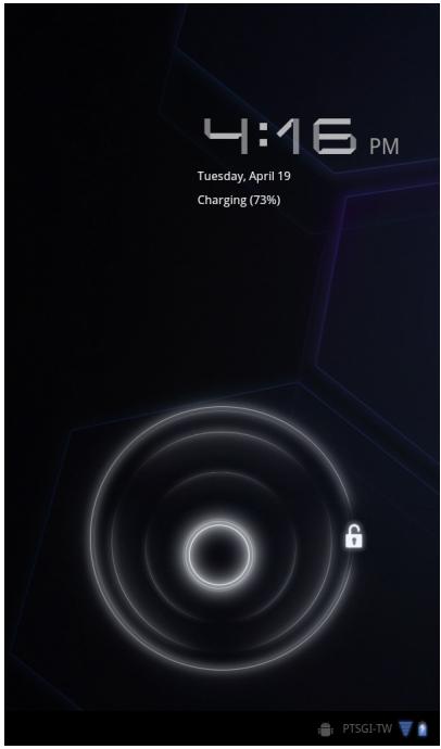 VIEWSONIC VIEWPAD G70 - To unlock the screen - 1