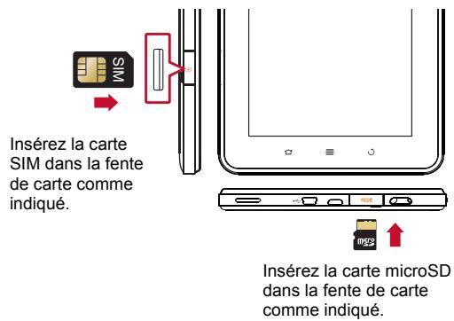 VIEWSONIC VIEWPAD G70 - Pour installer la carte microSD - 1