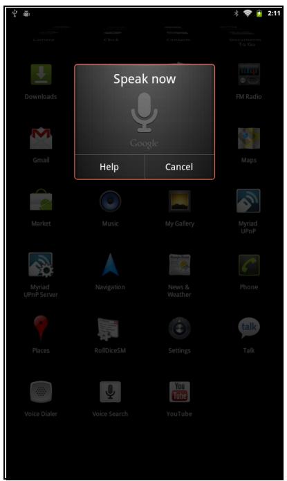 VIEWSONIC VIEWPAD G70 - Voice Search (Голосовой поиск) - 1