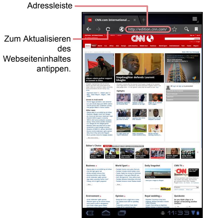 VIEWSONIC VIEWPAD G70 - Webseiten durchsuchen - 1