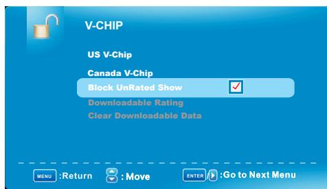 VIEWSONIC VT1901LED - To Block Unrated Movie or TV Programs - 5