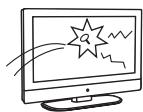 VIEWSONIC VT1901LED - Handling of broken glass and liquid crystal leakage - 1