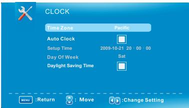 VIEWSONIC VT1901LED - Time menu (Except USB source) - 1