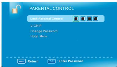 VIEWSONIC VT1901LED - Lock menu - 1
