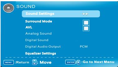 VIEWSONIC VT1901LED - Audio menu - 1