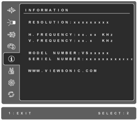 VIEWSONIC VX2260S-LED - Control Explanation - 9
