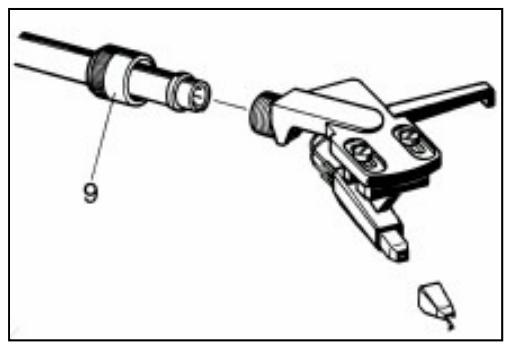 THORENS TD 190-1 - Replacing the stylus - 2